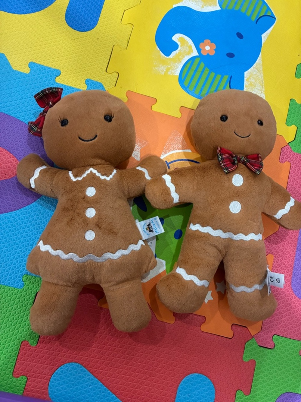 Jellycat Gingerbread Large retired - Brown Holiday Plush Toys